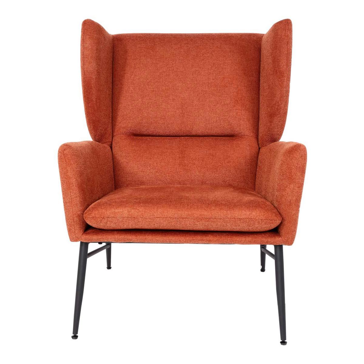 LOUNGE-SESSEL MIT OTTOMANE Braun - Braun, Textil (73/96/82cm) - MCW