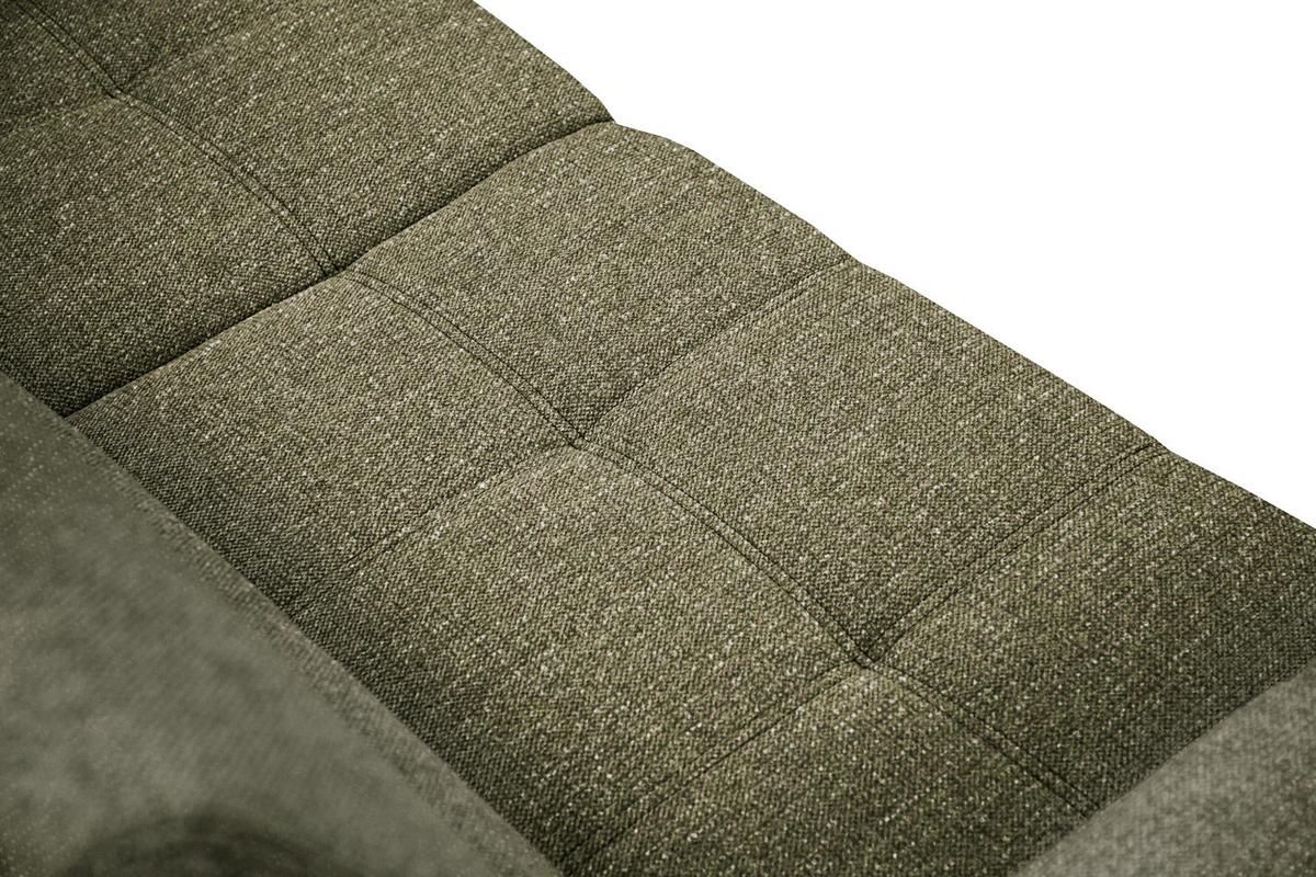 SOFA QUARTZ 3-Sitzer mit Ausziehsitz, olivgrün - Olivgrün, Holzwerkstoff/Textil (202/80/102cm) - Wozimo