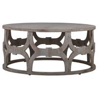 COUCHTISCH Ø100x45 cm rund Natur handgefertigt aus Mangoholz - Naturfarben, Holz (100/100/45cm) - WOMO-DESIGN
