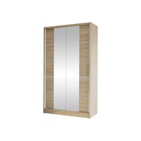 SCHWEBETÜRENSCHRANK Diego V - Sonoma Eiche, Holzwerkstoff/Metall (100/200/58cm) - MIRJAN24