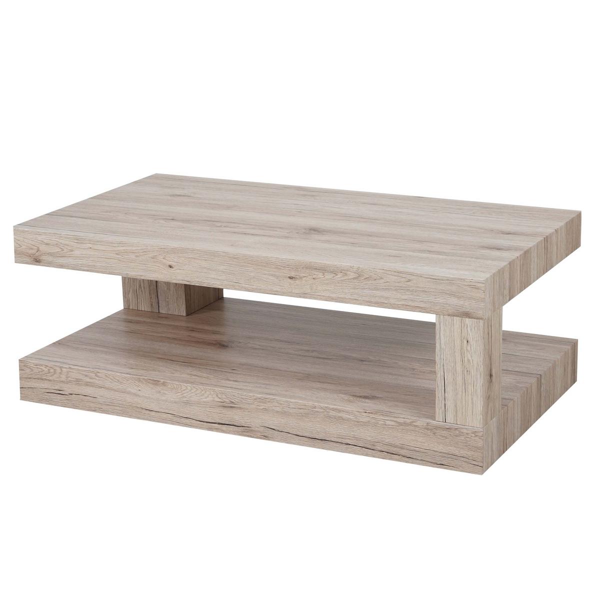 COUCHTISCH rechteck Eiche Sanremo Dekor - Eiche San Remo, Holzwerkstoff (60/110/40cm) - MCW
