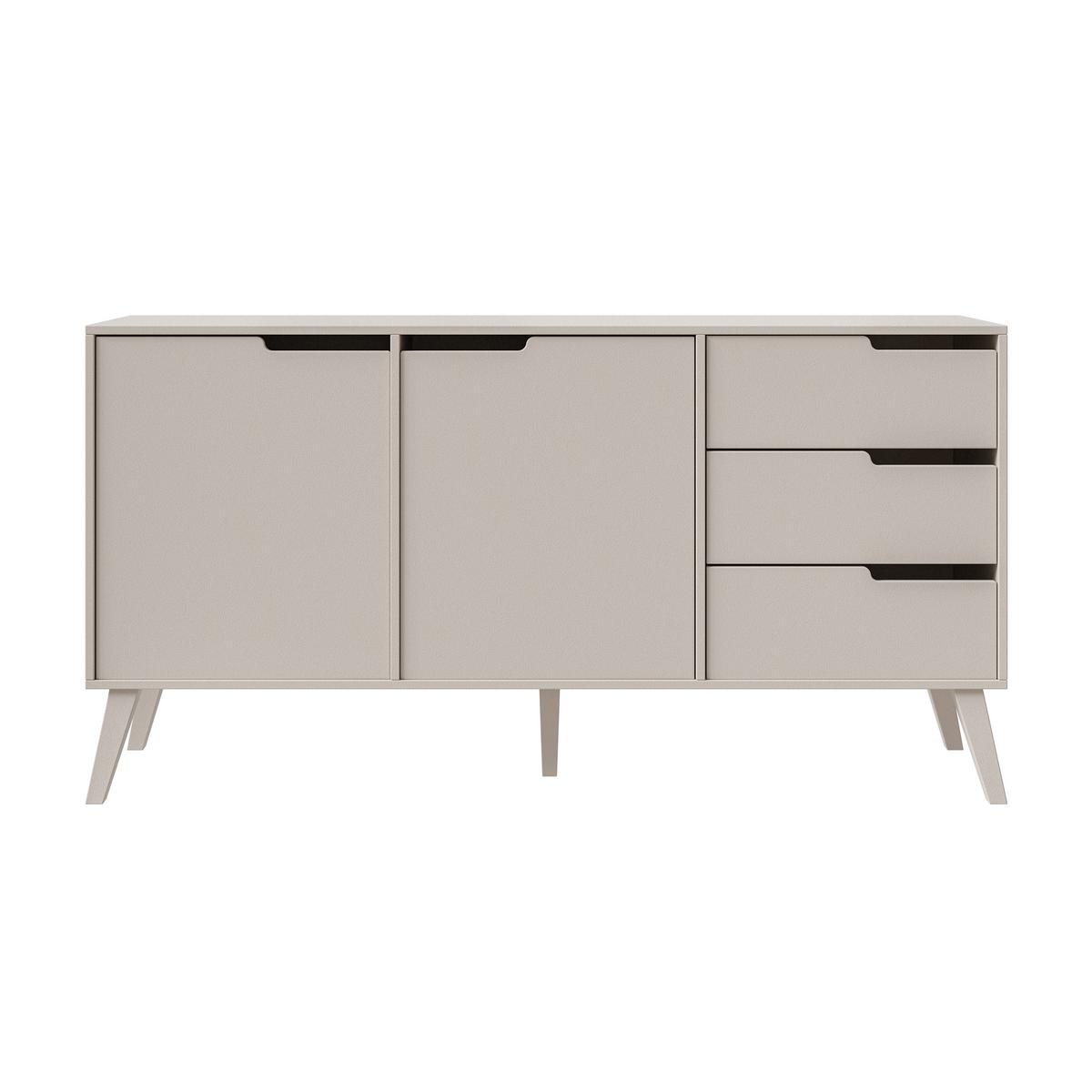 WOHNWAND Norel 2-teilig Kommode 160 cm + TV-Schrank 180 cm, Kaschmir - Kaschmir, Holzwerkstoff (180/55/40cm) - Beautysofa