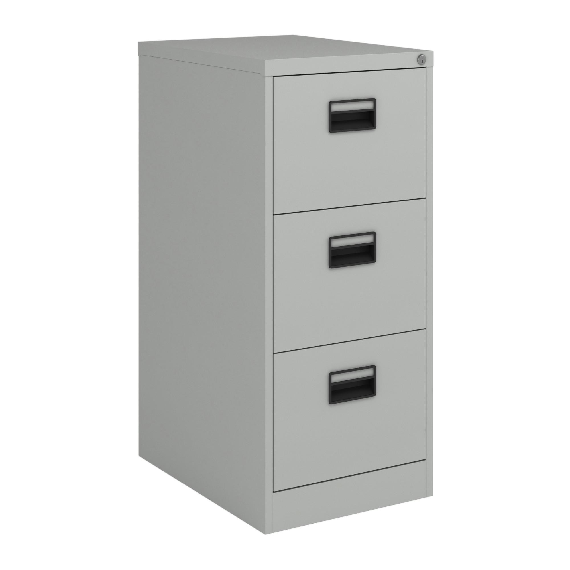 SCHUBLADENSCHRANK Rääkkylä - Grau, Metall (45/103/62cm) - [en.casa]