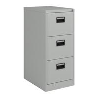 SCHUBLADENSCHRANK Rääkkylä - Grau, Metall (45/103/62cm) - [en.casa]
