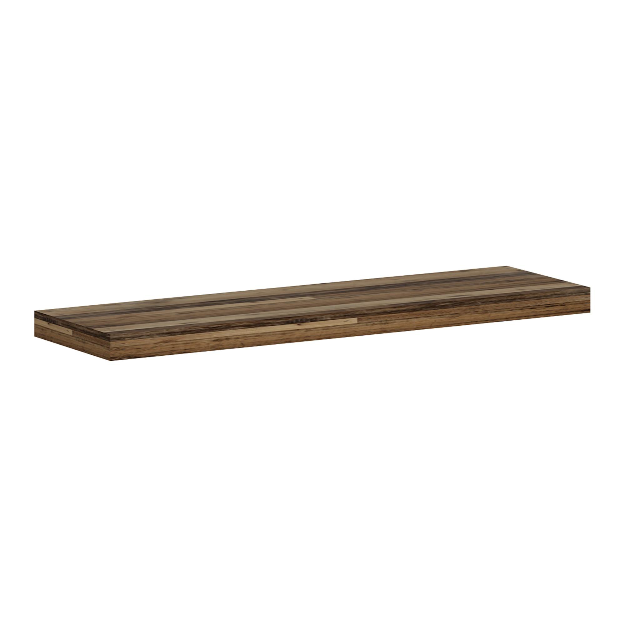 WANDREGAL Bredebro - Dunkelbraun, Holzwerkstoff (80/3.6/23cm) - [en.casa]