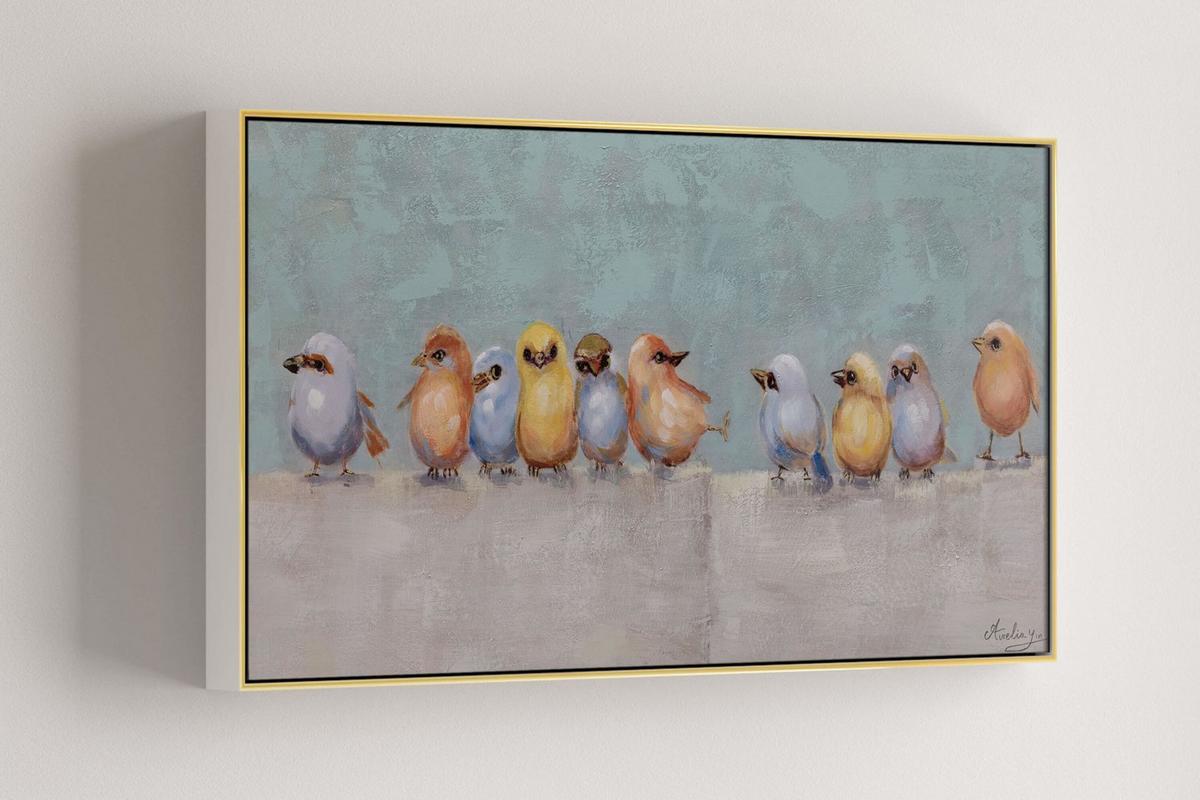 ACRYLBILD HANDGEMALT 100/50 cm - Multicolor, Holz/Textil (100/50cm) - KUNSTLOFT