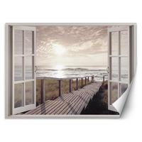 VLIESTAPETE Beige 140/100 cm - Beige, Papier (140/100cm) - KUNSTLOFT