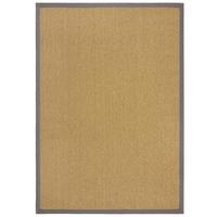 OUTDOORTEPPICH Waschbar KEER, mit Bordüre, Natur-Grau, 200 x 290 cm - Beige, Textil (200/290cm) - KADIMA DESIGN