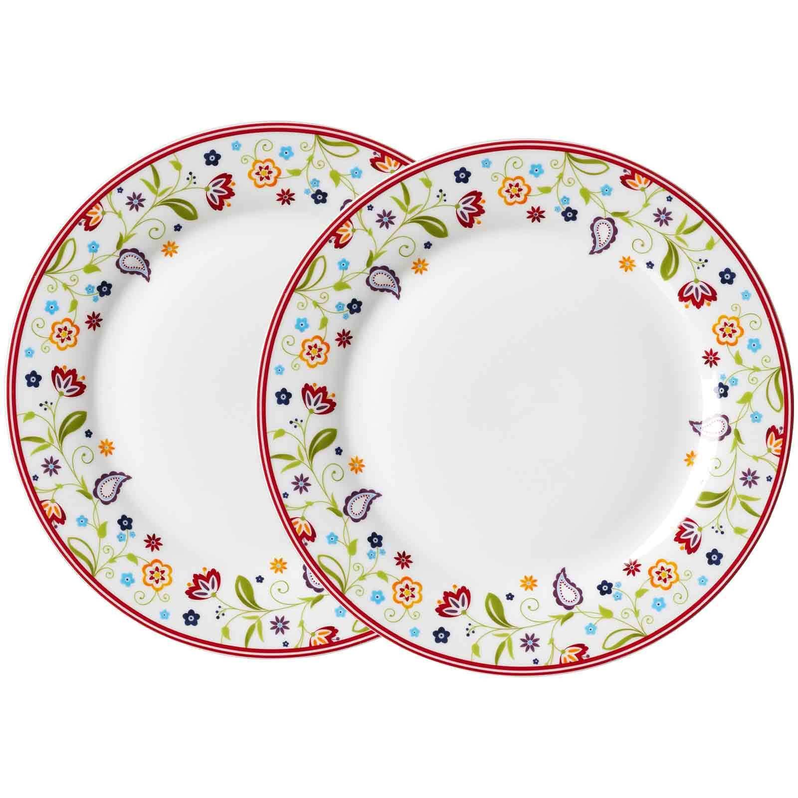 SPEISETELLER Shanti bunt ø 27 cm 2-tlg. - Multicolor, Keramik (27cm) - Ritzenhoff Breker