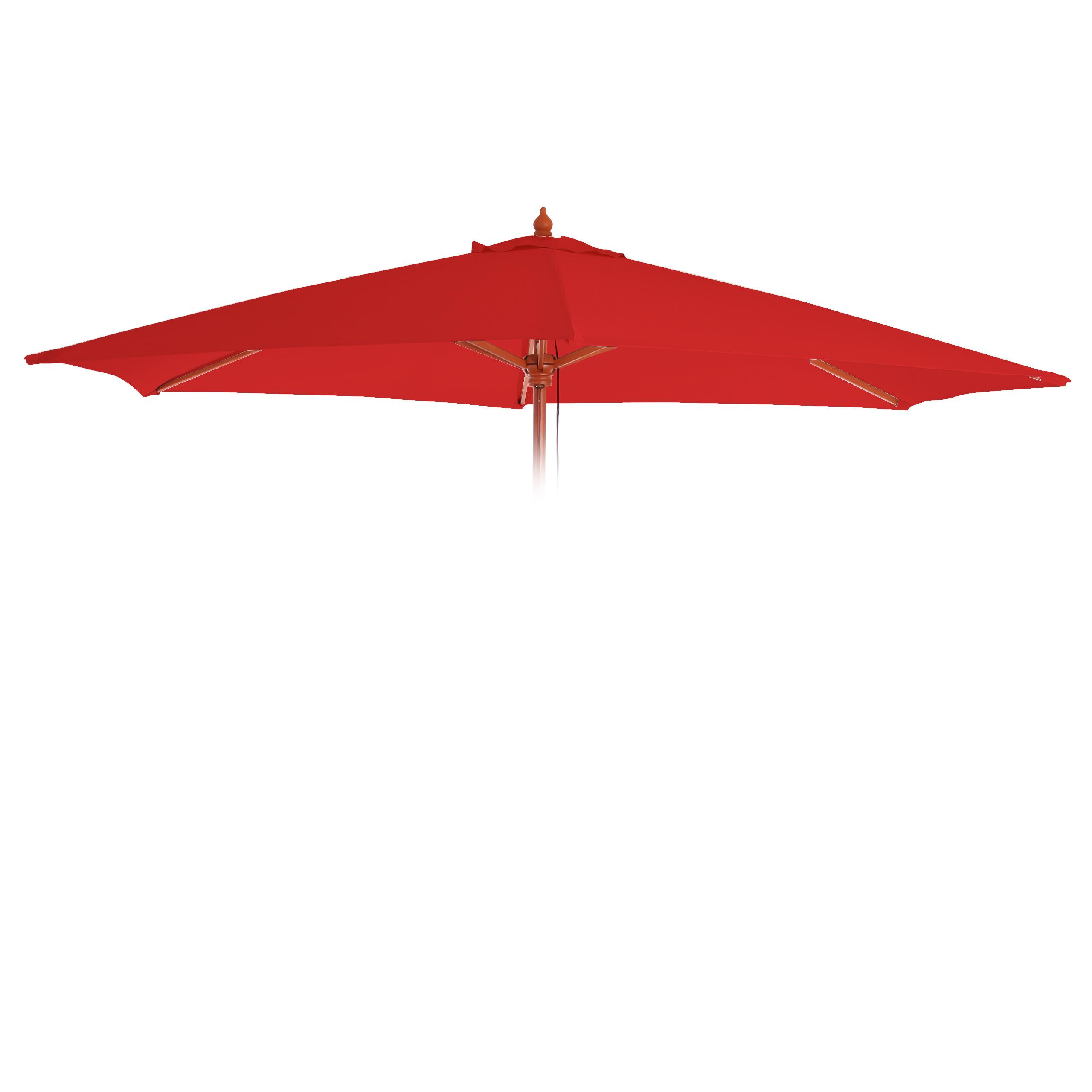 ERSATZ-BEZUG FÜR SCHIRM Rot - Rot, Textil (290/290cm) - MCW