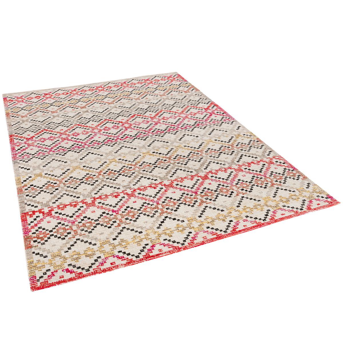 KURZFLOR DESIGNER TEPPICH MODERN VINTAGE ORIENT MUSTER - Pink, Textil (160/230cm) - Pergamon