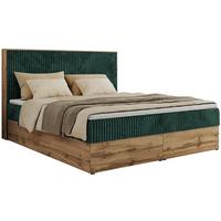BOXBETT WOOD CLASSIC 140/200 - Dunkelgrün Cord - H4 - Dunkelgrün, Textil (140/200cm) - MKS