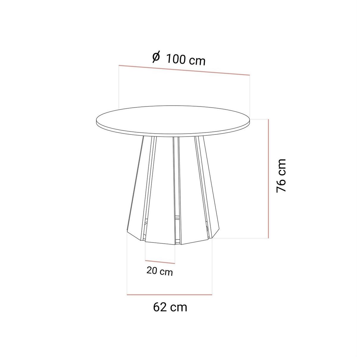 ESSTISCH SILVA nicht ausziehbar, Graphitschwarz - Graphitfarben, Holzwerkstoff (100/100/76cm) - Lookway