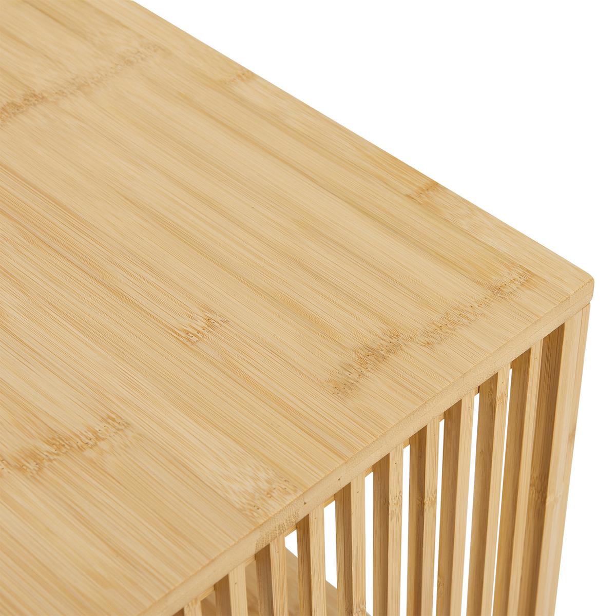 SATZTISCH-SET 2 TLG. Varde - Naturfarben, Holz (33/38.5/50cm) - [en.casa]