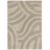 TEPPICH NADD, abstrakt, Natur, 200 x 290 cm - Beige, Textil (200/290cm) - KADIMA DESIGN