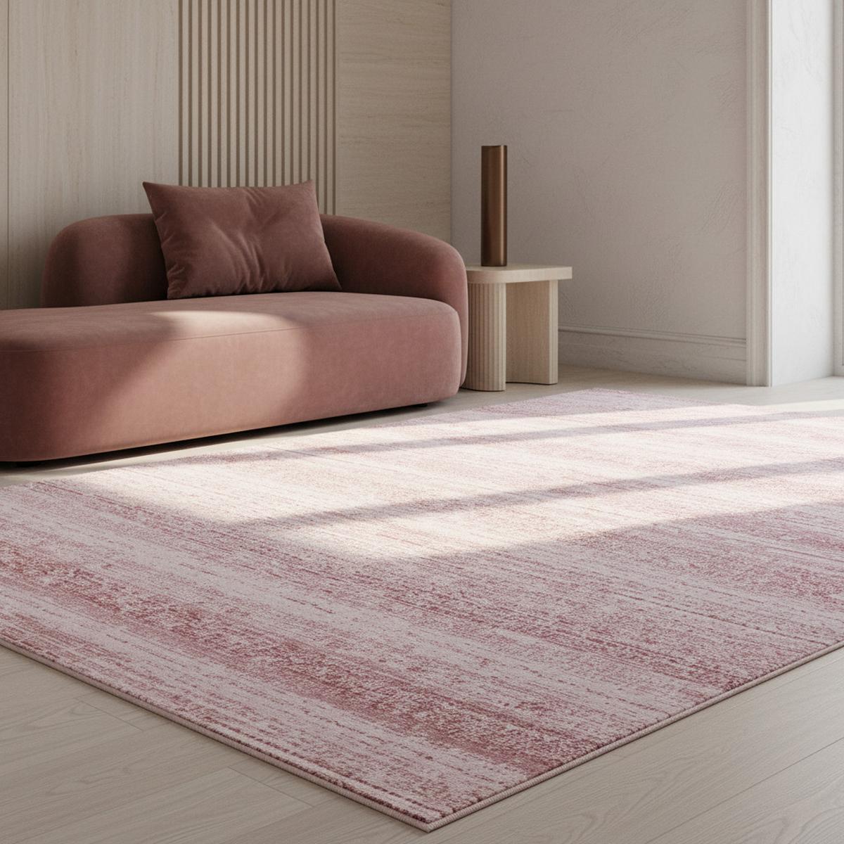 KURZFLORTEPPICH INN, einfarbig, Rosa, 240 x 340 cm - Rosa, Textil (340/240cm) - KADIMA DESIGN