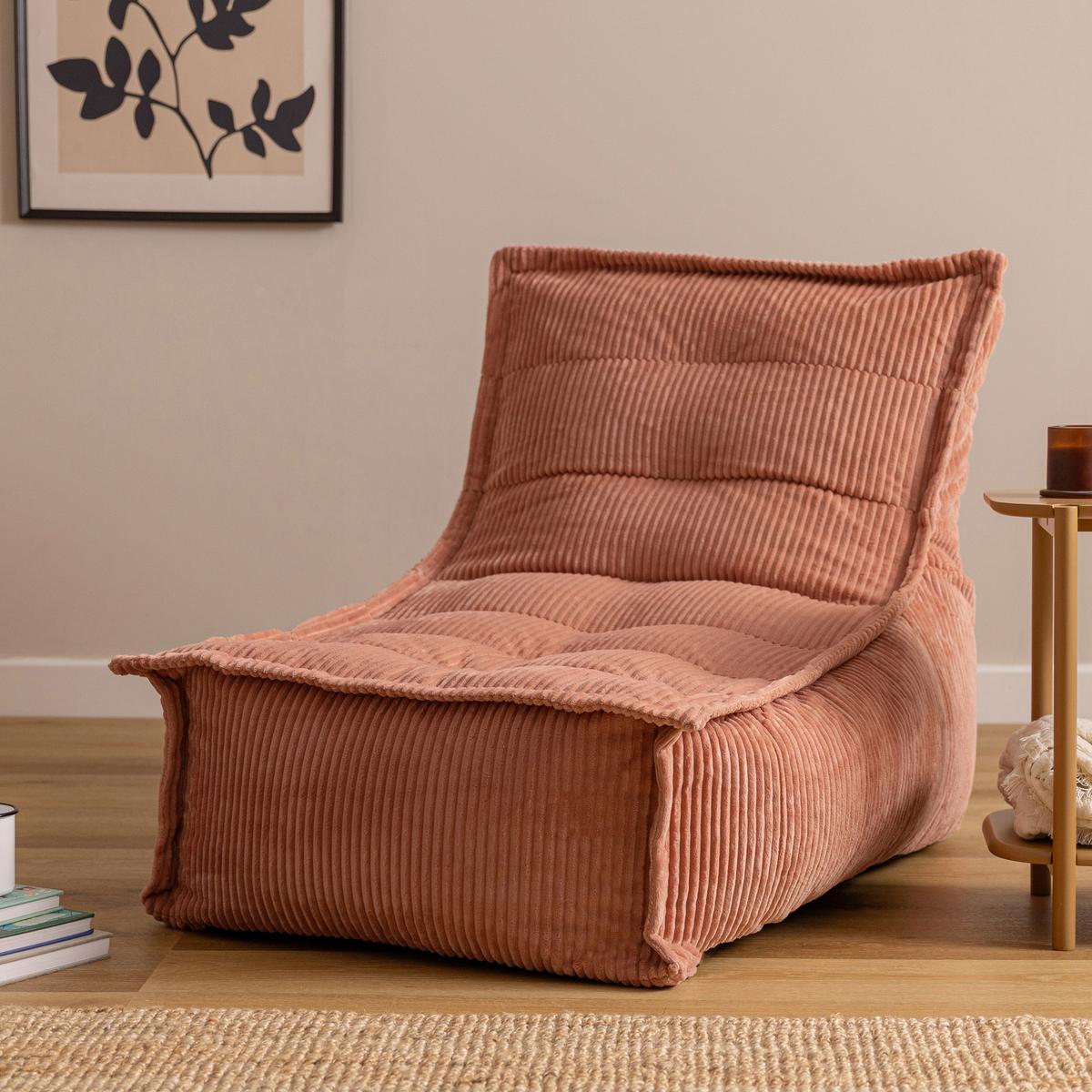 SITZSACK Liege Dolce Cord - Pink, Textil (75/75/96cm) - icon