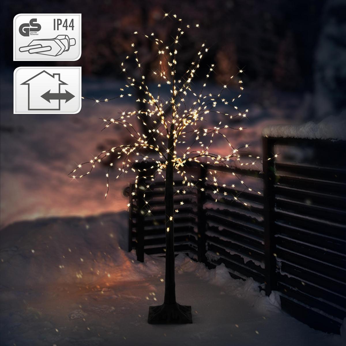 LICHTDEKORATION Weihnachtsbaum 150 cm - Schwarz, Metall (18/150cm) - Home Styling Collection