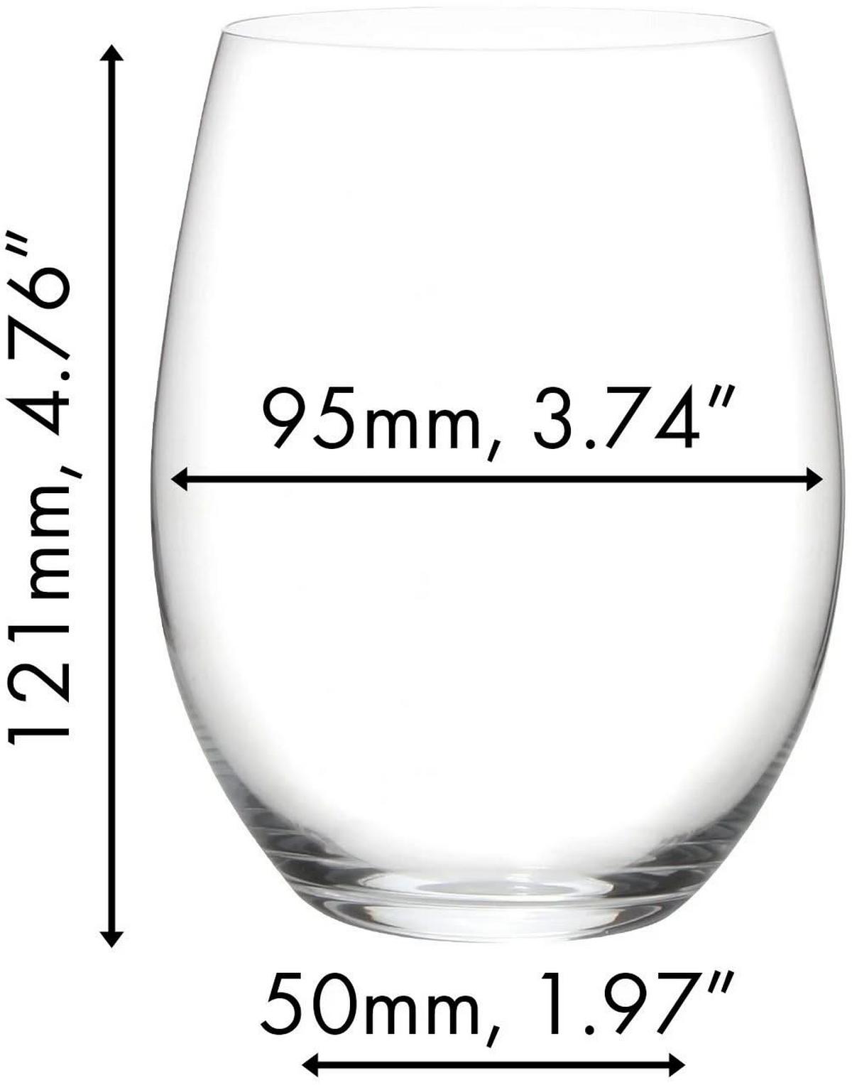WEINTUMBLER CABERNET / MERLOT O transparent 600 ml 4er Set - Transparent, Glas (0.6L) - Riedel