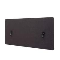 AKUSTIK-TISCHTRENNWAND Braun - Braun, Textil (120/60/2cm) - MCW