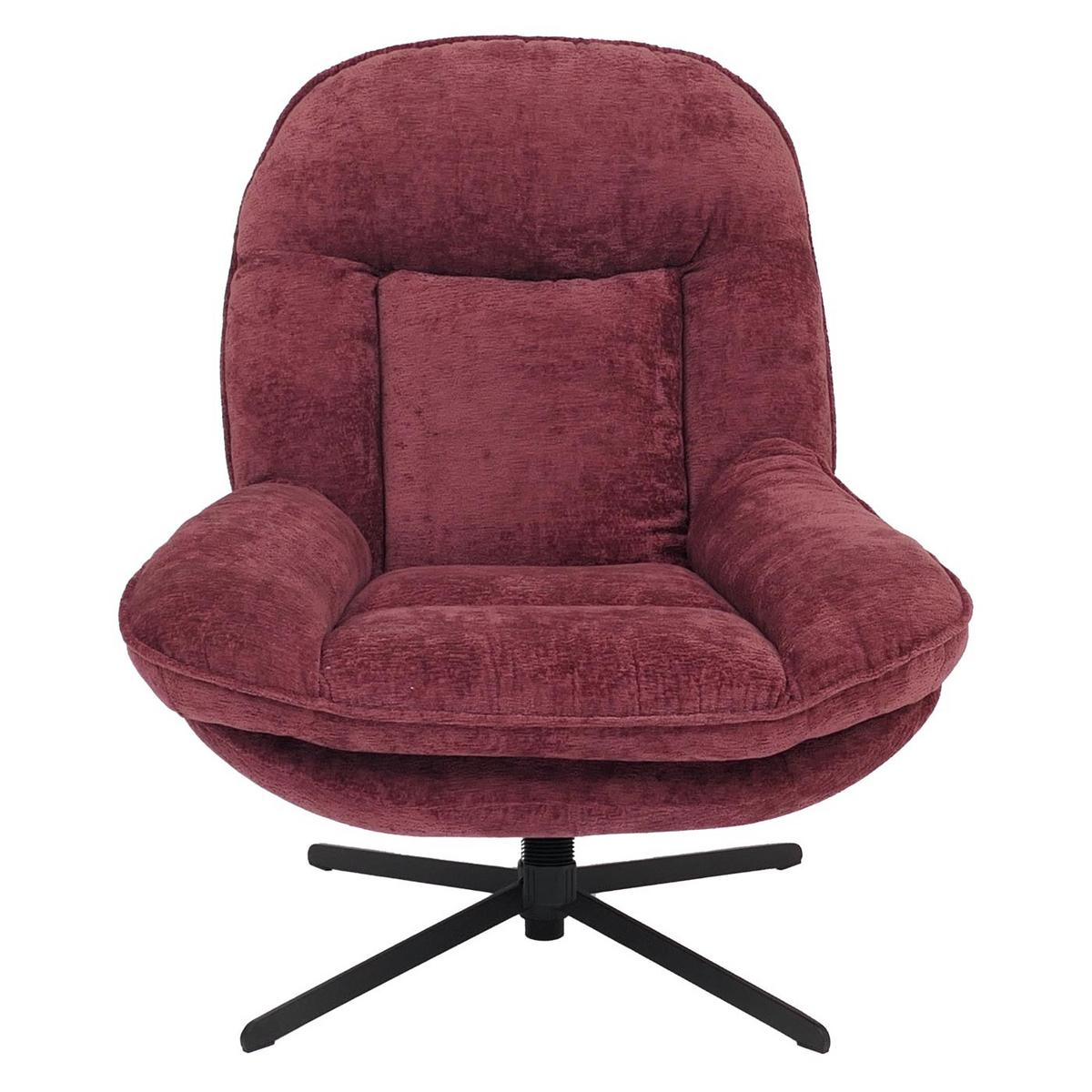 RELAXSESSEL Rot - Rot, Textil (80/96/90cm) - MCW