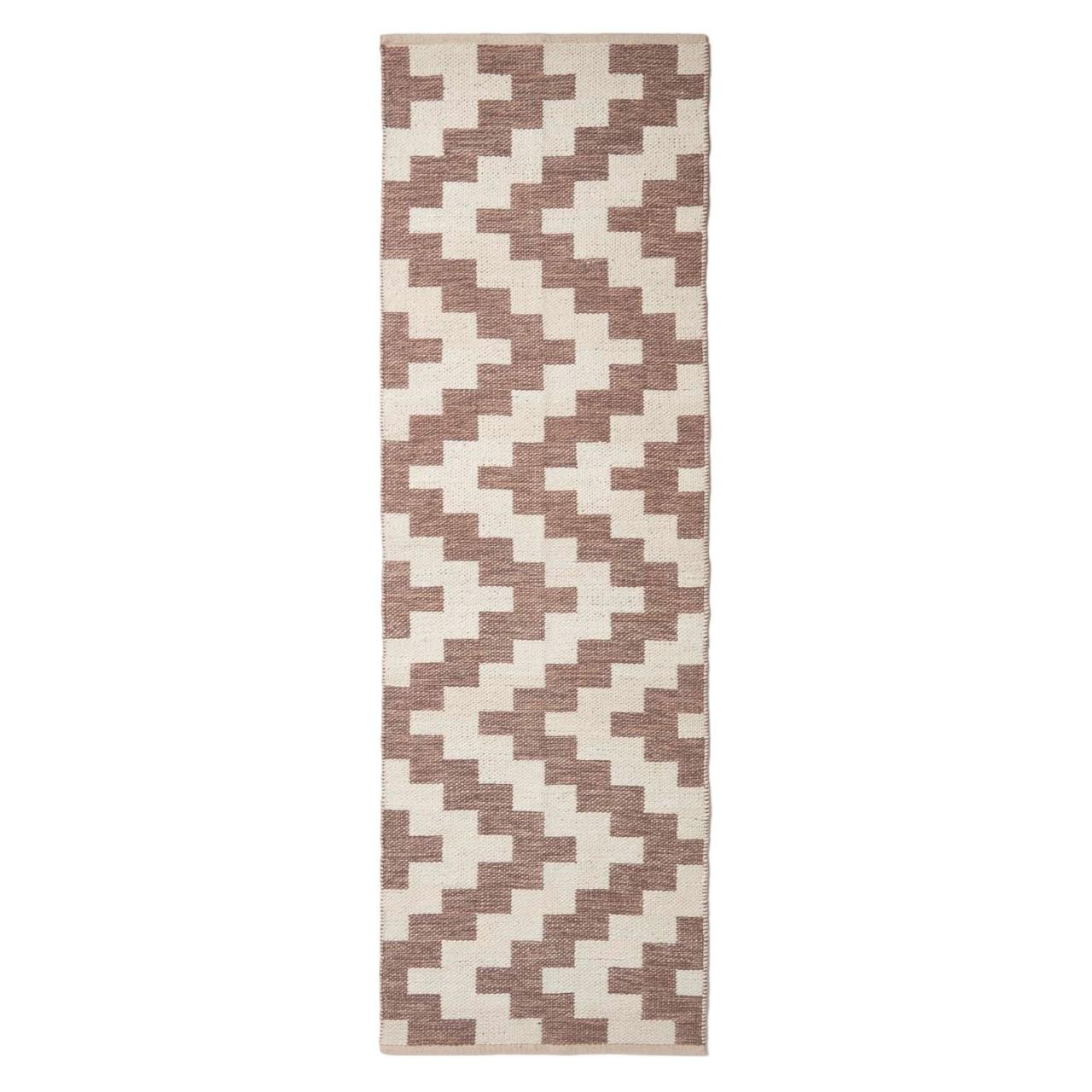 KELIM-TEPPICHLÄUFER Malina 66/200 cm - Braun, Textil (66/200cm) - Homescapes