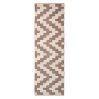 KELIM-TEPPICHLÄUFER Malina 66/200 cm - Braun, Textil (66/200cm) - Homescapes