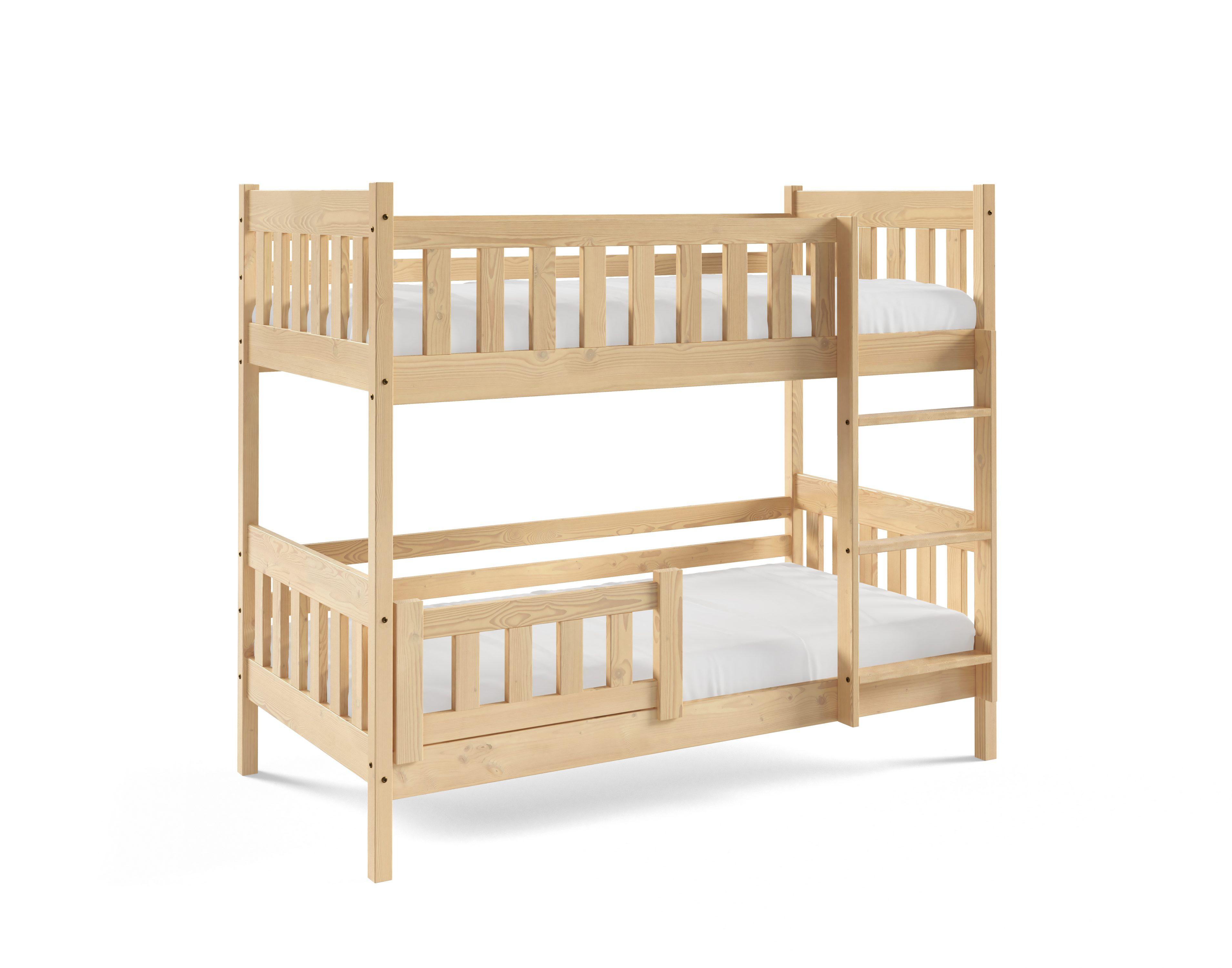 ETAGENBETT LUCIA 80x160 cm Kieferfarben - Kieferfarben, Holz (80/160cm) - MASSENO