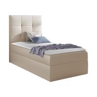 BOXBETT Mini 2, Seite zum Öffnen des Bettkastens: Links - H3 - Creme, Holz (80/200cm) - MIRJAN24
