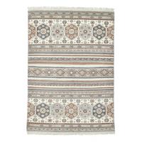 WOLLTEPPICH Imperial Schaal 70x140 cm - Naturfarben, Textil (70/140cm) - THEKO