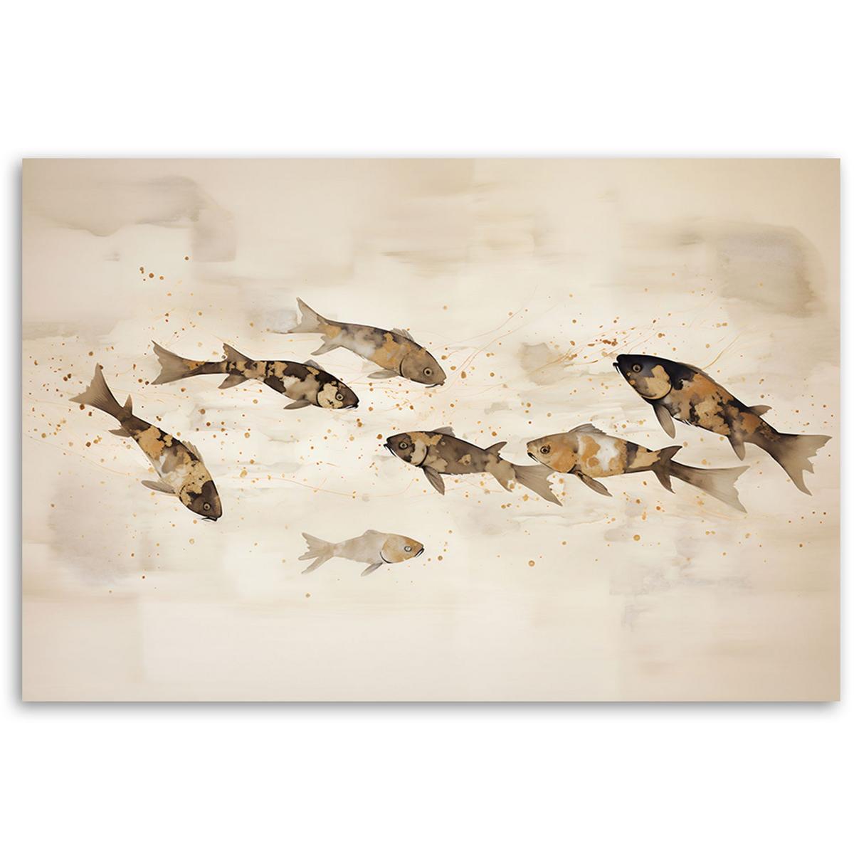 KUNSTDRUCK Beige 60/40 cm - Beige, Textil (60/40cm) - KUNSTLOFT