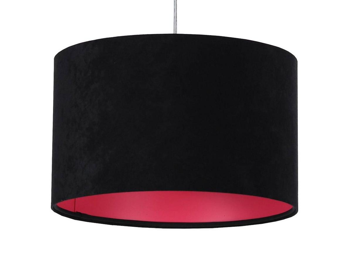 HÄNGELEUCHTE Rosa 30/20 cm - Pink/Schwarz, Kunststoff (30/0.45/20cm) - ONZENO