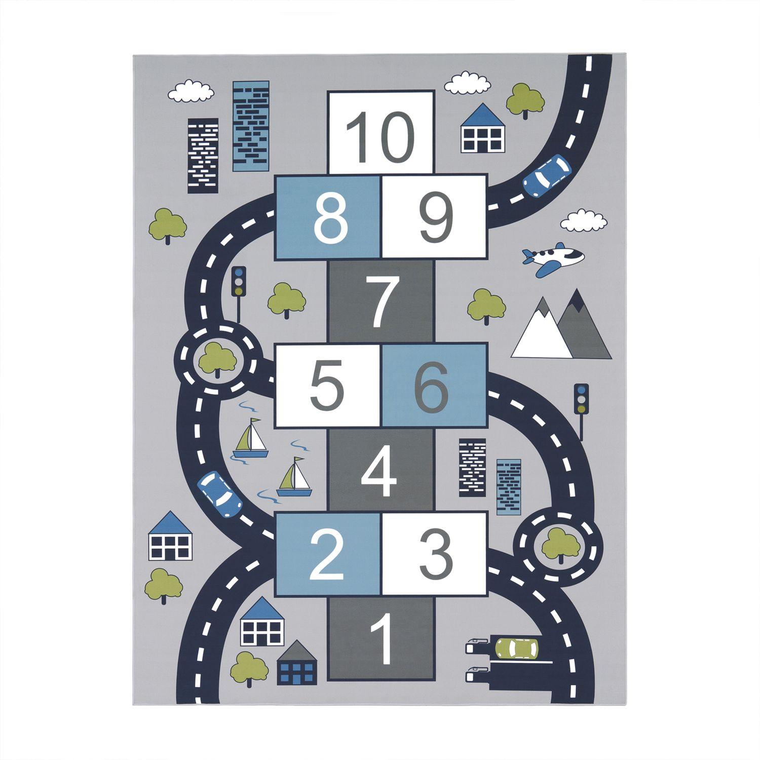 KINDERTEPPICH Grau 200 x 200 cm - Grau, Kunststoff (200/200cm) - TT Home