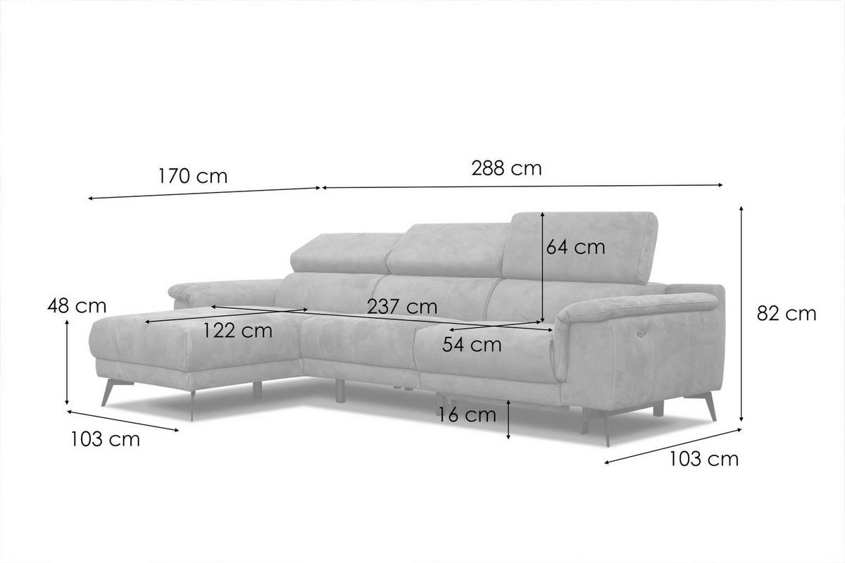ECKSOFA FIERO 4-Sitzer, beige - Beige/Schwarz, Holzwerkstoff/Textil (158/269cm) - Wozimo