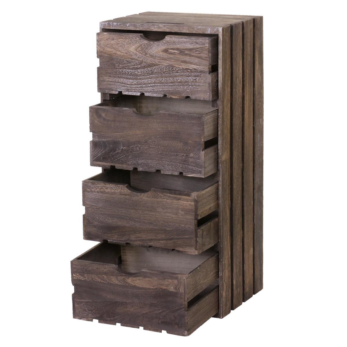 KOMMODE Braun - Braun, Holz (32/70/26cm) - MCW