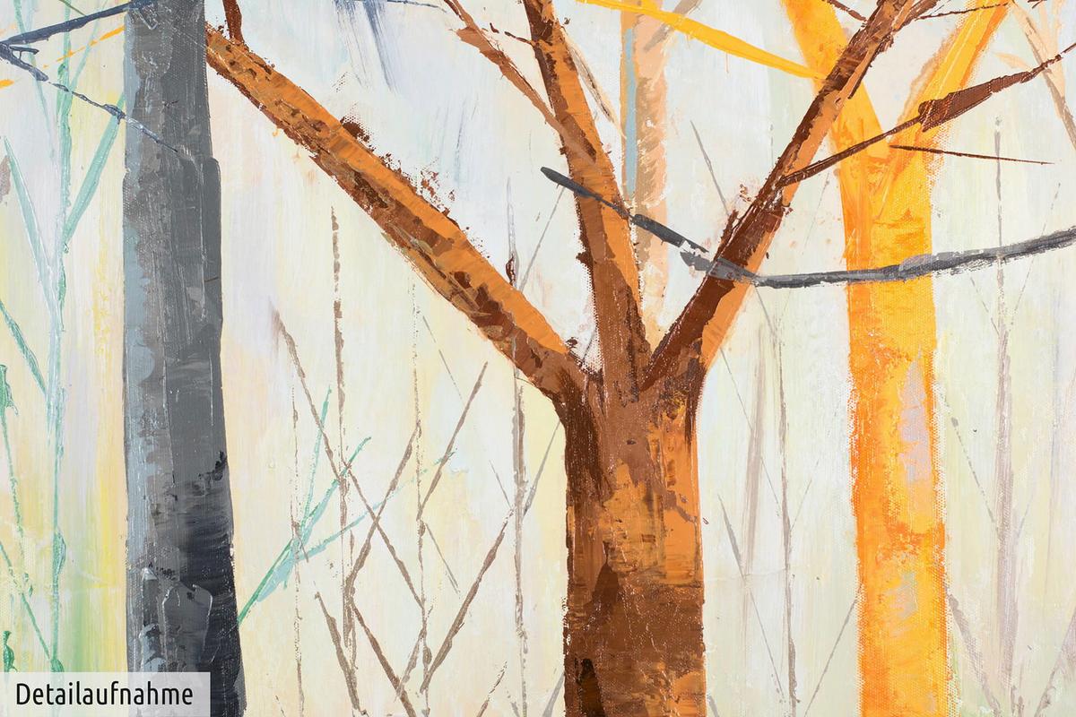 ÖLGEMÄLDE 140/70 cm - Multicolor/Grün, Holz/Textil (140/70cm) - KUNSTLOFT
