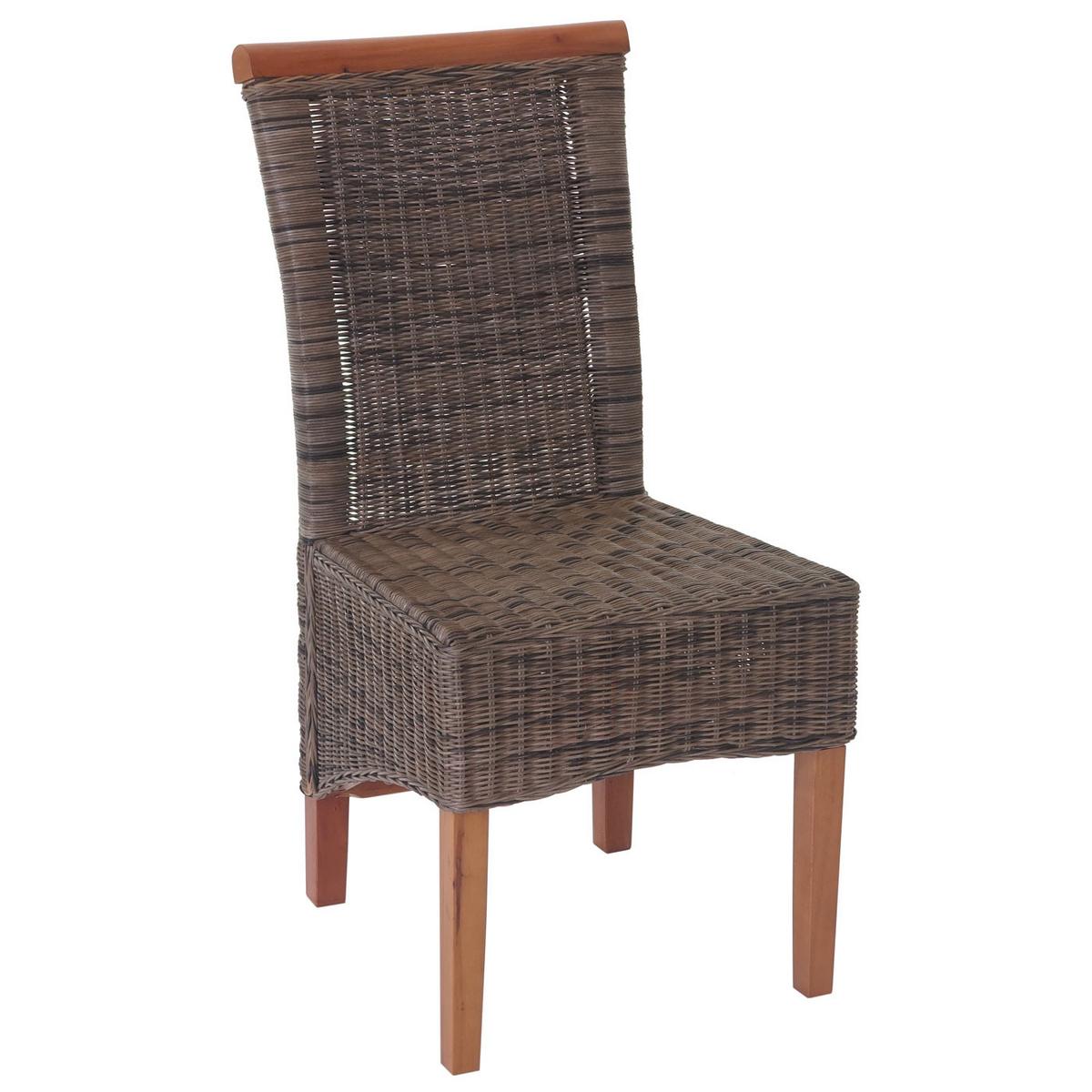 ESSZIMMERSTUHL Braun 6er-Set - Graubraun/Braun, Holz (46/97/59cm) - MCW