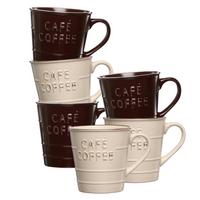 HENKELBECHER Usato braun 360 ml 6er Set - Braun, Keramik (0.36L) - Ritzenhoff Breker