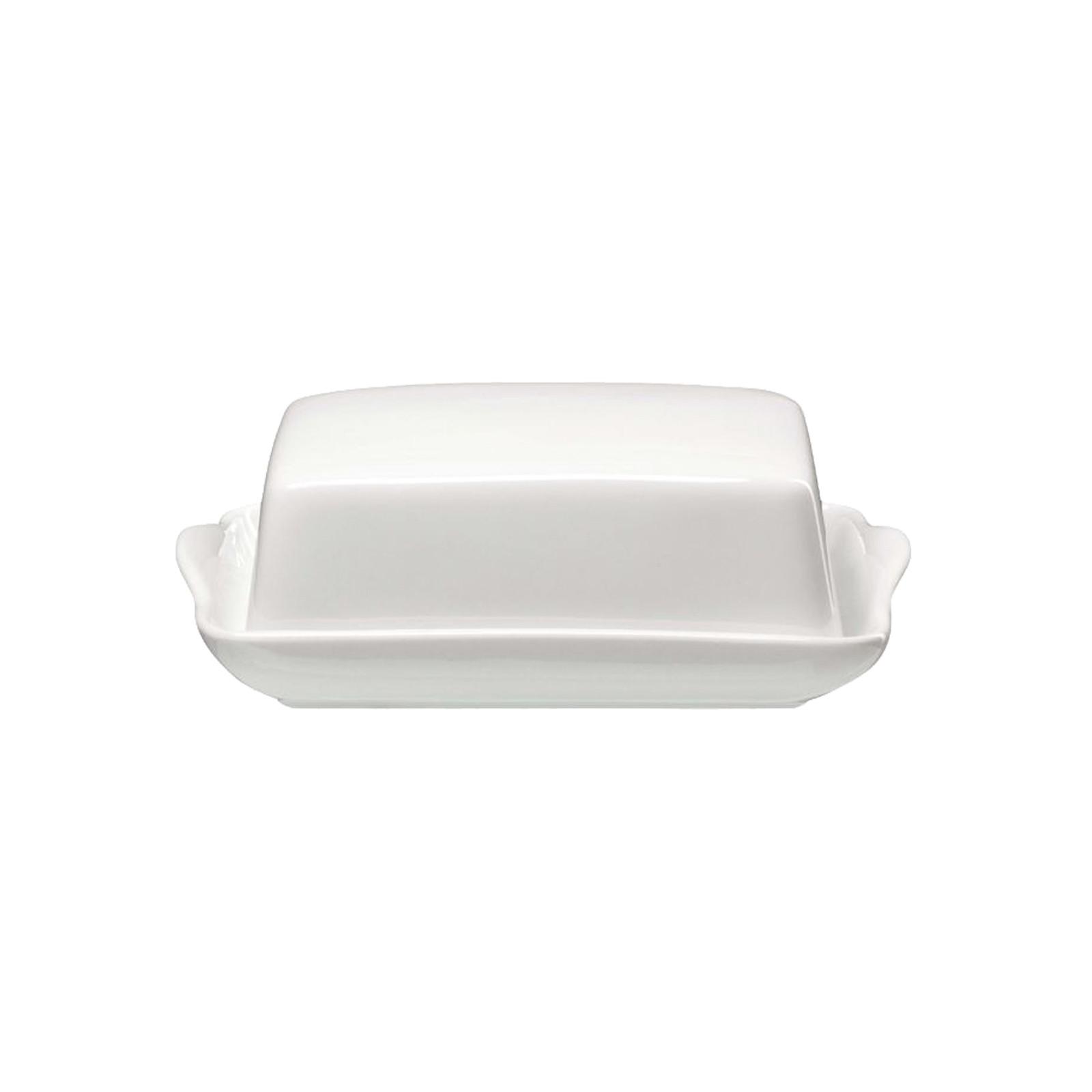 BUTTERDOSE Bianco weiß 18 x 14 x 7 cm - Weiß, Keramik (14/7/18cm) - Ritzenhoff Breker