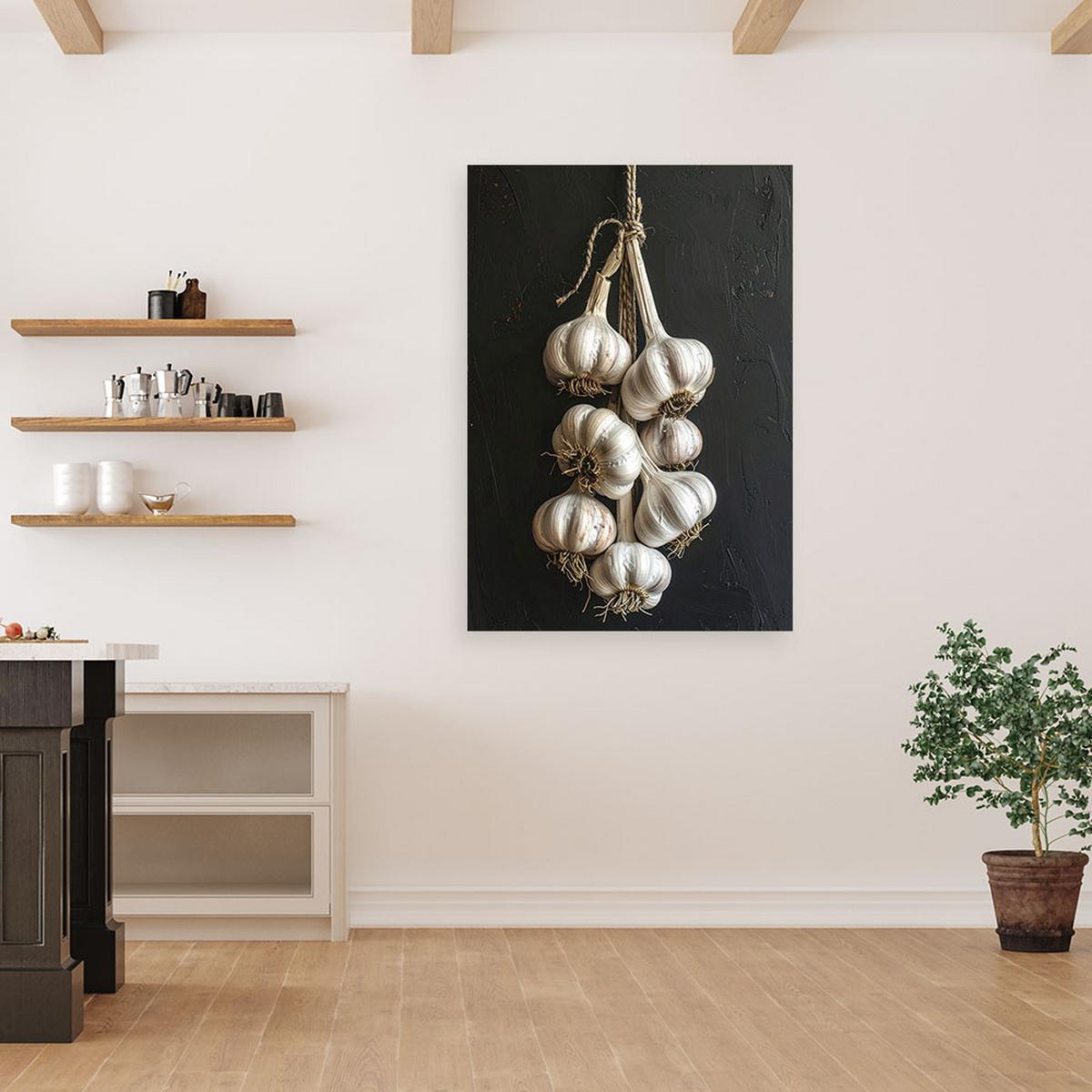 LEINWANDBILD Essen & Trinken 40x60cm - Weiß, Textil (40/60cm) - Feeby