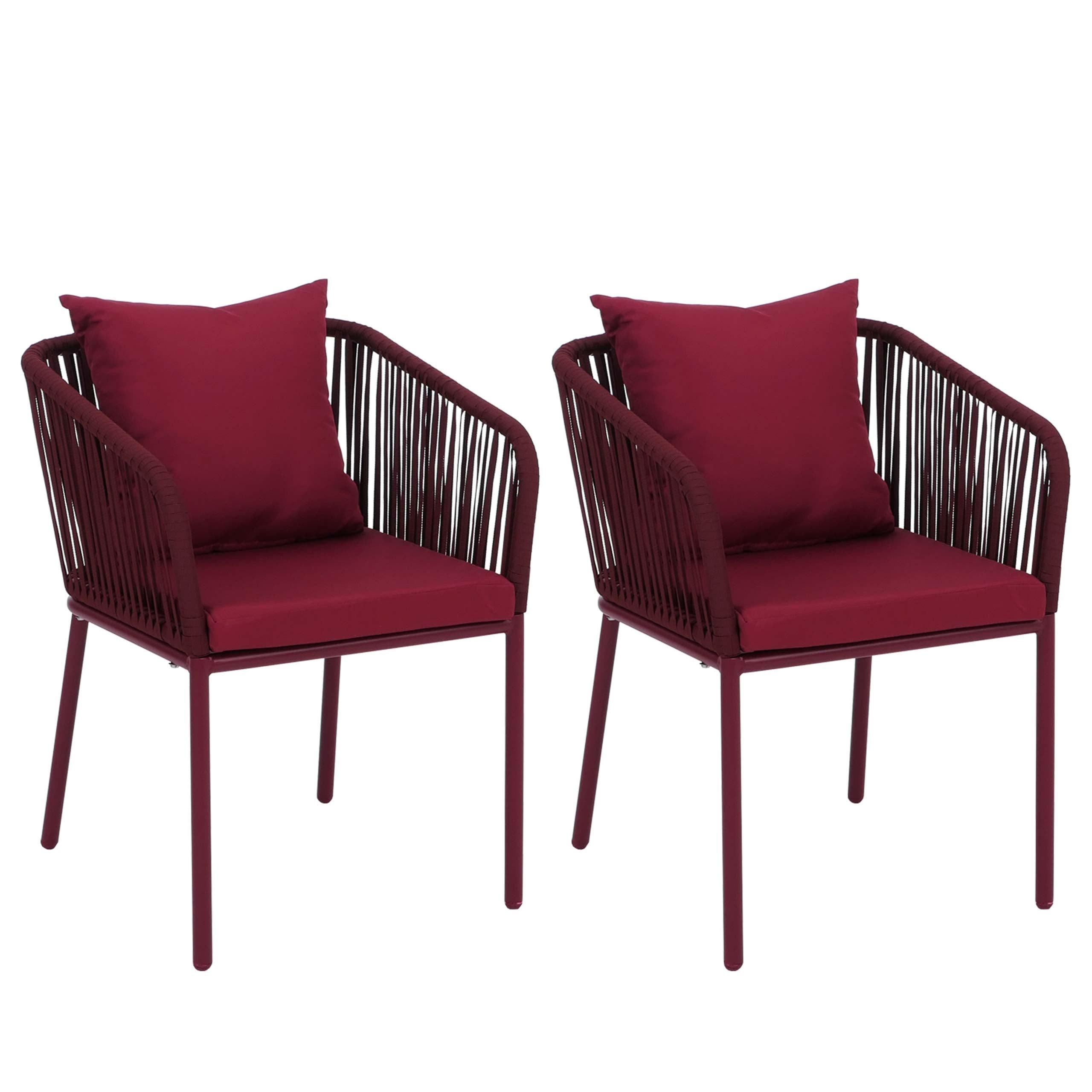 GARTENSTUHL Bordeaux - Bordeaux, Textil (55/75/55cm) - MCW