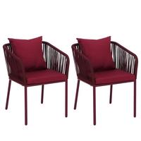 GARTENSTUHL Bordeaux - Bordeaux, Textil (55/75/55cm) - MCW