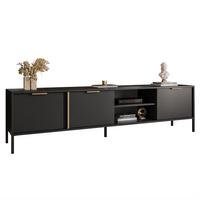 TV Element LARETTO II 203 cm anthrazit - Schwarz, Holzwerkstoff (203/53/40cm) - Lookway