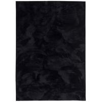 FELLTEPPICH SUPER SOFT PEARL - Schwarz, Textil (140/200cm) - Pergamon