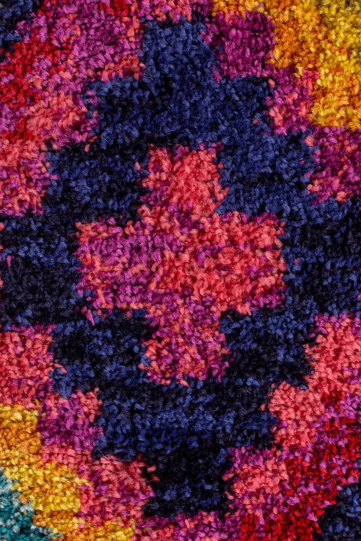 TEPPICH ARUN, geometrisch-abstrakt, aus Polypropylen, Bunt, 80 x 150 cm - Multicolor, Textil (150/80cm) - KADIMA DESIGN