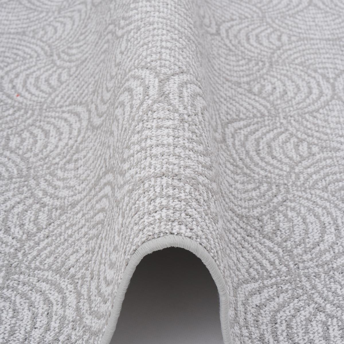 FEINSCHLINGE DESIGNER TEPPICH CIRCLE - Grau, Textil (133/133cm) - Snapstyle