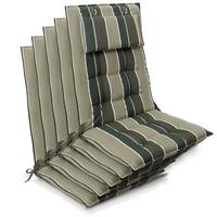 HOCHLEHNER Sun-HL 119x50x8cm Grün-Gestreift (5tlg) - Grün, Textil (50/120cm) - Beautissu 