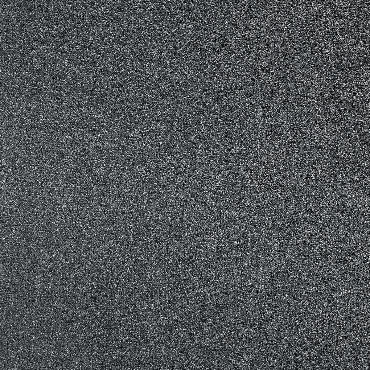 CHAISELONGUE Samtstoff grau/schwarz Gueret - Schwarz/Grau, Textil (88/73/165cm) - Beliani