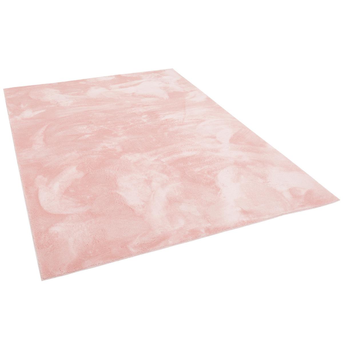 FELLTEPPICH SUPER SOFT PEARL - Rosa, Textil (80/150cm) - Pergamon