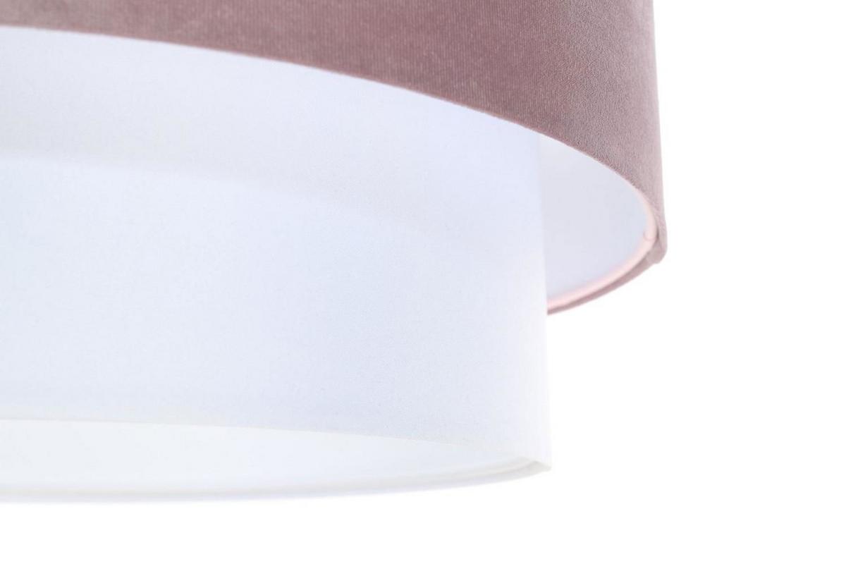HÄNGELEUCHTE Rosa 40/20 cm - Pink/Weiß, Kunststoff (40/1/20cm) - ONZENO